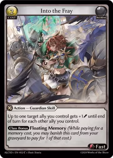Into the Fray (052), Alchemical Revolution Starter Decks — Grand Archive card price