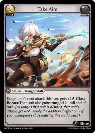 Take Aim (066), Alchemical Revolution Starter Decks — Grand Archive card price