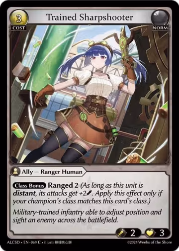 Trained Sharpshooter (069), Alchemical Revolution Starter Decks — Grand Archive card price