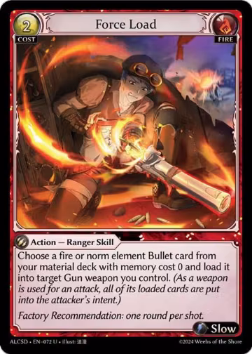 Force Load (072), Alchemical Revolution Starter Decks — Grand Archive card price