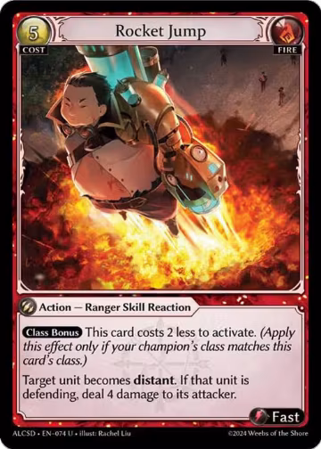 Rocket Jump (074), Alchemical Revolution Starter Decks — Grand Archive card price