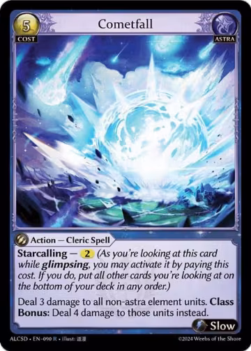 Cometfall (090), Alchemical Revolution Starter Decks — Grand Archive card price