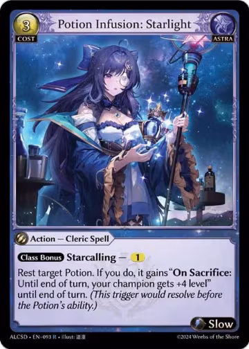 Potion Infusion: Starlight (093), Alchemical Revolution Starter Decks — Grand Archive card price