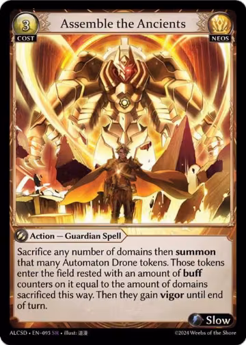 Assemble the Ancients (095), Alchemical Revolution Starter Decks — Grand Archive card price
