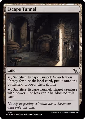 Escape Tunnel (261), Murders at Karlov Manor — Magic card price