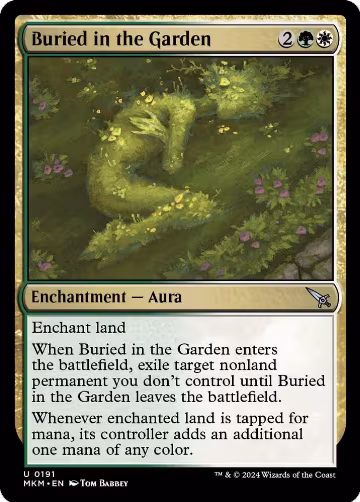 Buried in the Garden (191), Murders at Karlov Manor — Magic card price