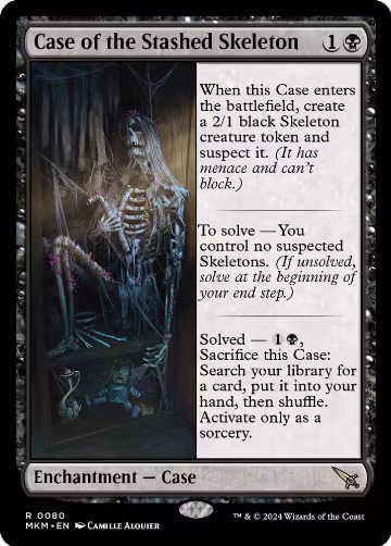 Case of the Stashed Skeleton (80), Murders at Karlov Manor — Magic card price