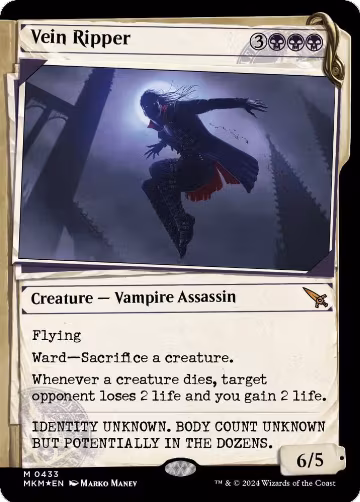 Vein Ripper (Showcase) (Invisible Ink) (433), Murders at Karlov Manor — Magic card price