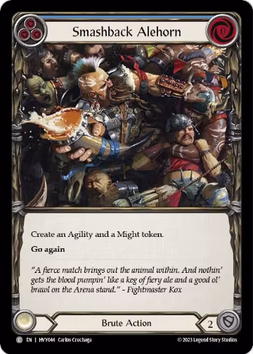 Smashback Alehorn (HVY044), Heavy Hitters — Flesh & Blood card price