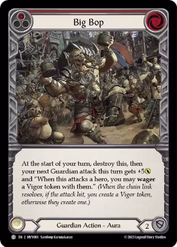 Big Bop (Red) (HVY083), Heavy Hitters — Flesh & Blood card price