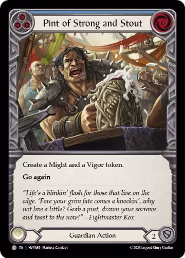 Pint of Strong and Stout (HVY089), Heavy Hitters — Flesh & Blood card price