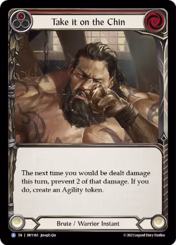 Take it on the Chin (HVY160), Heavy Hitters — Flesh & Blood card price