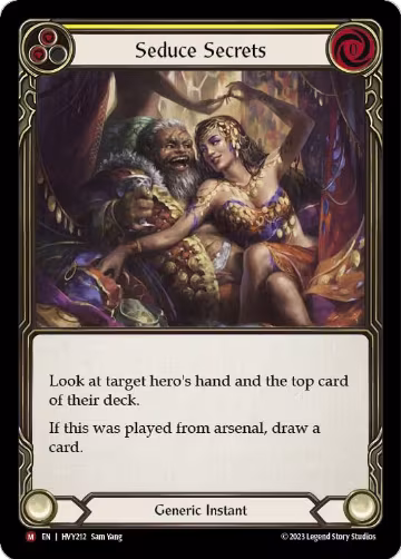 Seduce Secrets (HVY212), Heavy Hitters — Flesh & Blood card price