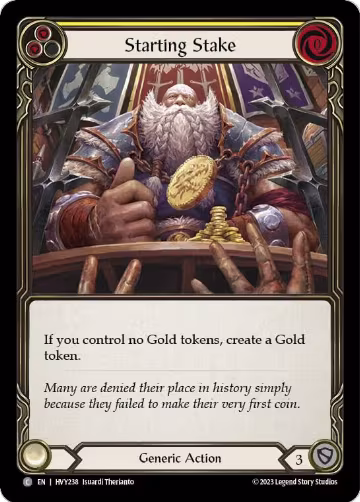 Starting Stake (HVY238), Heavy Hitters — Flesh & Blood card price