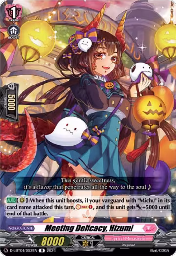 Meeting Delicacy, Hizumi (D-LBT04/052EN), D-LBT04: Lyrical Monasterio ~Trick or Trick!~ — Vanguard card price