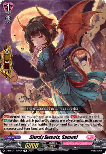 Sturdy Sweets, Sameel (D-LBT04/056EN), D-LBT04: Lyrical Monasterio ~Trick or Trick!~ — Vanguard card price