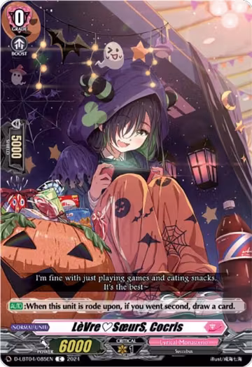 LeVreSoeurS, Cocris (D-LBT04/085EN), D-LBT04: Lyrical Monasterio ~Trick or Trick!~ — Vanguard card price