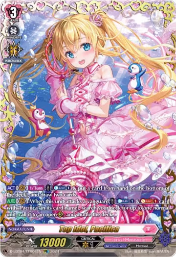 Top Idol, Pacifica (FFR) (D-LBT04/FFR04EN), D-LBT04: Lyrical Monasterio ~Trick or Trick!~ — Vanguard card price