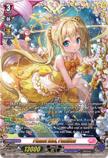 Planet Idol, Pacifica (FFR) (D-LBT04/FFR06EN), D-LBT04: Lyrical Monasterio ~Trick or Trick!~ — Vanguard card price