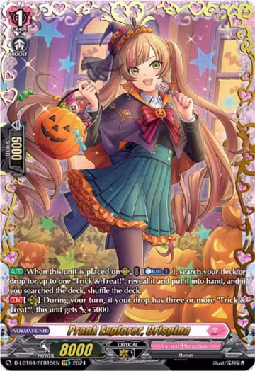Prank Explorer, Crispina (FFR) (D-LBT04/FFR15EN), D-LBT04: Lyrical Monasterio ~Trick or Trick!~ — Vanguard card price
