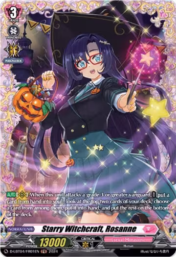 Starry Witchcraft, Rosanne (FR) (D-LBT04/FR01EN), D-LBT04: Lyrical Monasterio ~Trick or Trick!~ — Vanguard card price