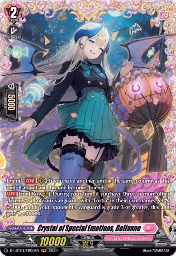 Crystal of Special Emotions, Belianne (FR) (D-LBT04/FR05EN), D-LBT04: Lyrical Monasterio ~Trick or Trick!~ — Vanguard card price