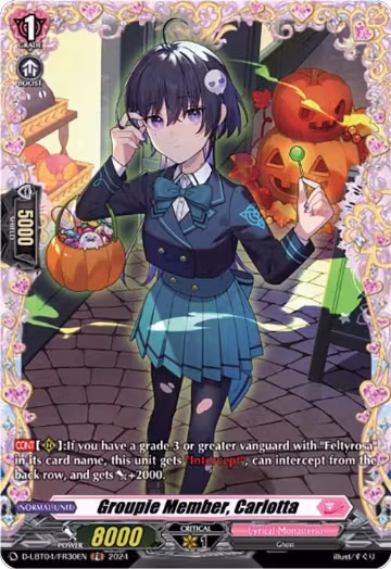 Groupie Member, Carlotta (FR) (D-LBT04/FR30EN), D-LBT04: Lyrical Monasterio ~Trick or Trick!~ — Vanguard card price