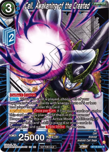 Cell, Awakening of the Created (2023 Championship Finals Zenkai Premium Pack) (BT18-034), Tournament Promotion Cards — DB Super card price