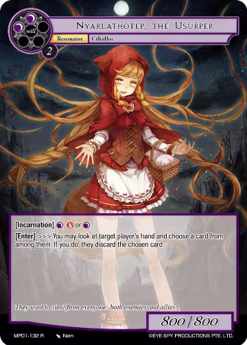 Nyarlathotep, the Usurper (MP01-132 R), Masterpiece "Pilgrim-Memories" — Force of Will card price