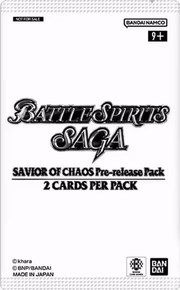 Savior of Chaos Pre-Release Pack, Savior of Chaos Pre-Release Cards — Battle Spirits sealed product price