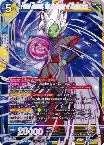 Fused Zamasu, the Beginning of Destruction (Championship 2023 Reward Alternate Art Card Set) (Holo) (BT23-133), Tournament Promotion Cards — DB Super card price