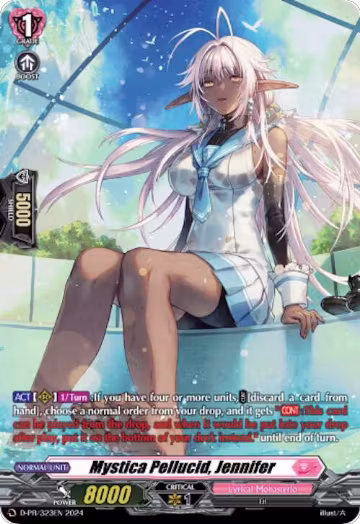 Mystica Pellucid, Jennifer (D-PR/323EN), D Promo Cards — Vanguard card price