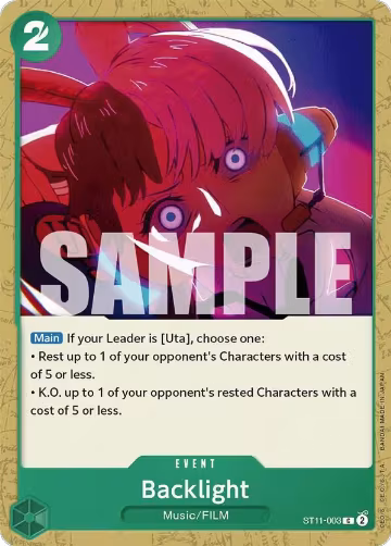 Backlight (ST11-003) — card price