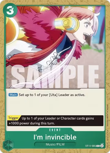 I'm invincible (ST11-005) — card price