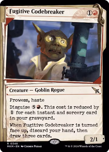 Fugitive Codebreaker (Showcase) (348), Murders at Karlov Manor — Magic card price