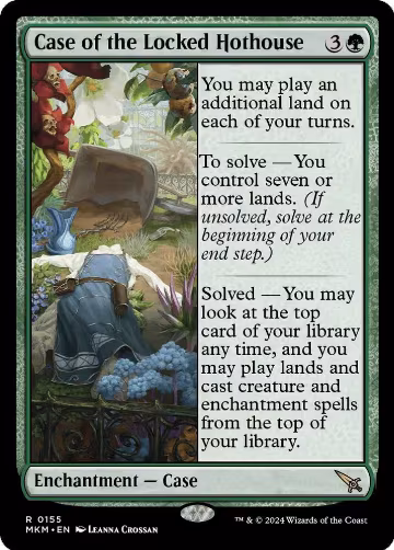 Case of the Locked Hothouse (155), Murders at Karlov Manor — Magic card price