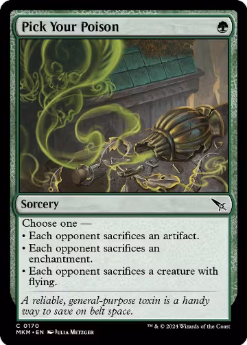 Pick Your Poison (170), Murders at Karlov Manor — Magic card price