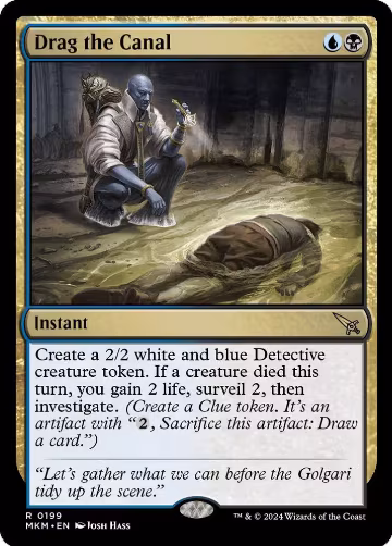 Drag the Canal (199), Murders at Karlov Manor — Magic card price