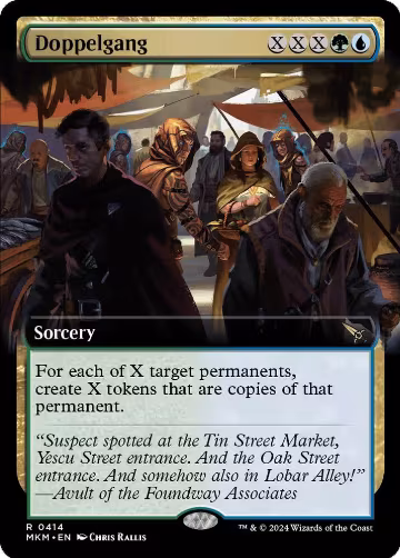 Doppelgang (Extended Art) (414), Murders at Karlov Manor — Magic card price