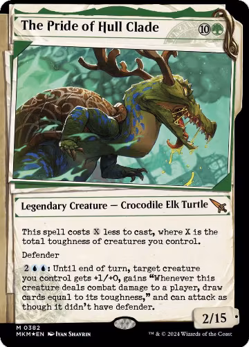 The Pride of Hull Clade (Showcase) (Invisible Ink) (382), Murders at Karlov Manor — Magic card price