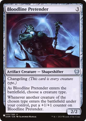 Bloodline Pretender (235/285), The List Reprints — Magic card price
