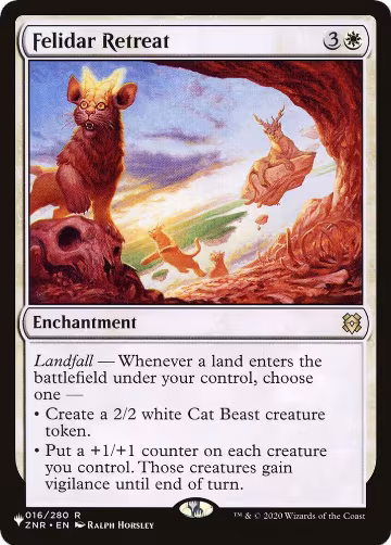 Felidar Retreat (016/280), The List Reprints — Magic card price