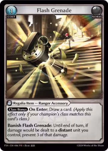 Flash Grenade (006), Promotional Cards — Grand Archive card price