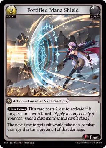 Fortified Mana Shield (028), Promotional Cards — Grand Archive card price