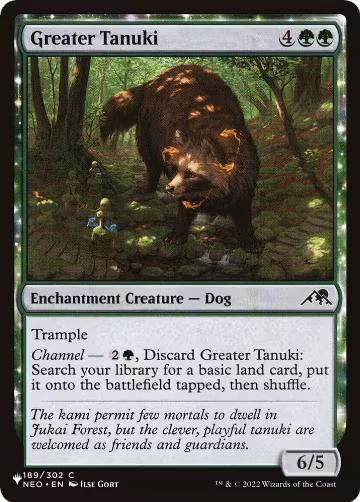 Greater Tanuki (189/302), The List Reprints — Magic card price