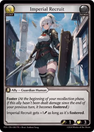 Imperial Recruit (030), Promotional Cards — Grand Archive card price