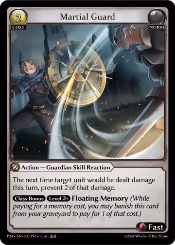 Martial Guard (033), Promotional Cards — Grand Archive card price