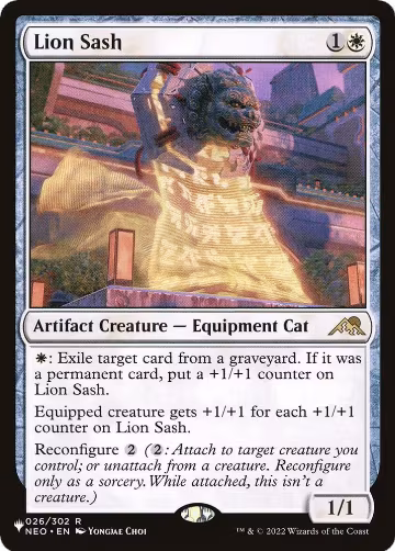 Lion Sash (026/302), The List Reprints — Magic card price