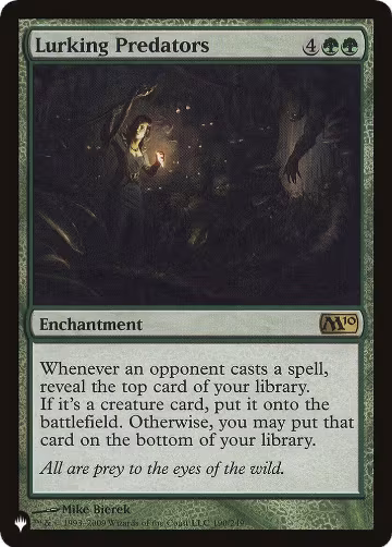 Lurking Predators (190/249), The List Reprints — Magic card price