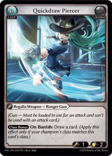 Quickdraw Piercer (014), Promotional Cards — Grand Archive card price